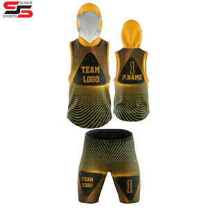Maillot de football Style américain 7v7 Joueur de football pour jeunes Uniformes de football américain sublimés personnalisés Sweats à capuche de football - Product Image 1