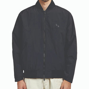 Chaqueta Bomber de Satén de Poliéster con Cuello Alto y Manga Larga para Hombre, Invierno, Logotipo Personalizado Bordado en la Parte Delantera, Cortavientos, Ropa de Calle - Product Image 2
