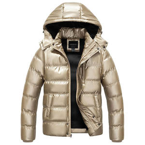 Chaqueta acolchada premium con cremallera completa para hombre, corte ajustado, marca privada, nueva llegada. - Product Image 1