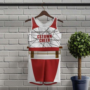 Nouvelle tenue de sport professionnelle pour la formation, uniforme de cheerleading, tissu hautement élastique, vêtements de danse, uniformes de cheerleading - Product Image 5