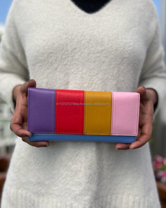 ใหม่มาถึงขายแฮนด์เมดรีไซเคิลหนังสีผู้หญิงC Lutchesสไตล์กระเป๋าถืออเนกประสงค์ผู้ถือบัตรATMกระเป๋าสตางค์หรูหรา - Product Image 3