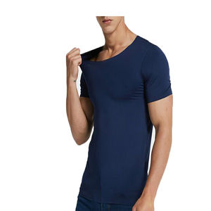 Camiseta deportiva de alta calidad para hombre, prenda de vestir con cuello redondo, diseño de calle, color blanco - Product Image 1