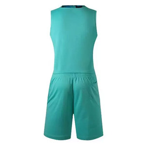 Ensemble de maillots de basket-ball sans manches pour hommes, design unique, imprimé par sublimation, 100% polyester, séchage rapide, antibactérien, sport - Product Image 5