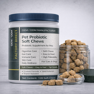 OEM Probiotic Fish Oil Soft Chew Dogs Immune Support Dog Hip and Dog Joint Supplement <b>for</b> Stiff older Fast Absorption Supplement - Product Image 1