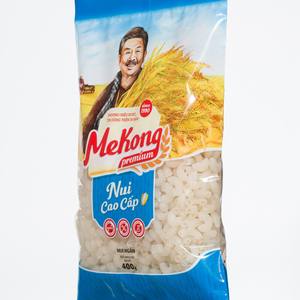 Nouilles de riz séchées OEM non OGM pour soupes et hotpot, qualité supérieure, fournisseur vietnamien Mekong, sac de 200g, offre spéciale - Product Image 3