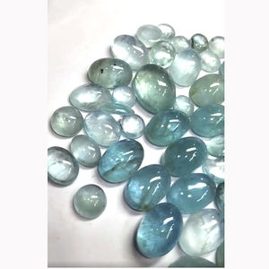 44 piezas de Aguamarina Natural 11mm a 24mm cabujón redondo ovalado 569 Cts lote Iroc ventas Aguamarina de alta calidad cabina de piedras preciosas sueltas - Product Image 2