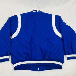 Veste bomber bleue HULKGRIP SPORTS pour homme, design classique haut de gamme, style athlétique intemporel, imperméable, coupe-vent, réversible - Product Image 2