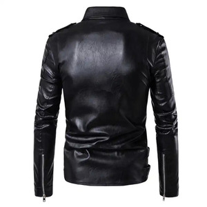 New Stylish Leather <b>Jacket</b> <b>for</b> <b>Men</b>, Custom Color 100% Leather <b>Men's</b> <b>Jacket</b> Customs <b>jacket</b> <b>for</b> <b>men</b> - Product Image 2