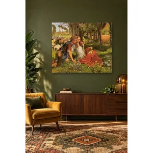 Fida William Holman Hunt - Impression sur toile du berger payé à la louche - Product Image 1