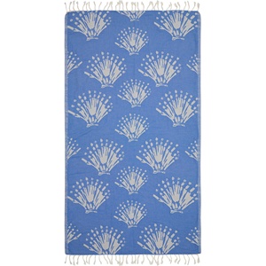 Seashell <b>Turkish</b> <b>Beach</b> <b>Towel</b> Jacquard, 35x70 in, 100% Cotton - Product Image 1