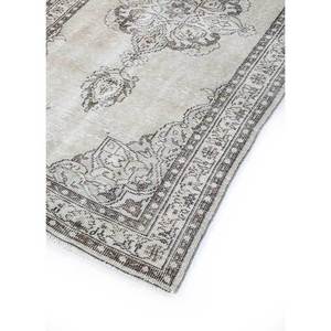 พรมขนสัตว์สีน้ำตาลเบจวินเทจ รุ่น Pae-117 ลายเมดัลเลียนรูปสี่เหลี่ยมผืนผ้า สำหรับตกแต่งบ้าน ห้องโถง ห้องนั่งเล่น สำหรับวัยรุ่น - Product Image 2