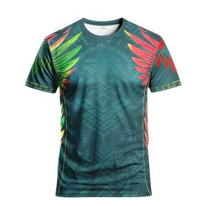 Maillot de football en tissu mesh 100% polyester sublimé avec nom et numéro personnalisés, col rond, pour clubs et tournois - Product Image 1