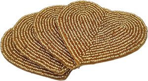 แผ่นรองแก้วปักลูกปัดสำหรับตกแต่งโต๊ะและห้องครัว - Product Image 3