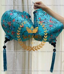 โคมไฟผ้าไหมสไตล์โมเดิร์นเวียดนามโบราณทำด้วยมือขายส่ง - Product Image 1