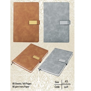 Carnet promotionnel pour les agences de voyages et d'assurances éducatives Agendas en cuir avec services d'impression offset - Product Image 1