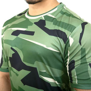 Camisetas deportivas de alta calidad para hombres 100% algodón tejido de punto impresión por sublimación último diseño deportivo de entrenamiento - Product Image 6