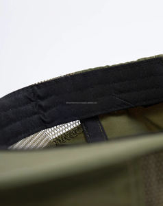 Casquette de baseball vert olive à 6 panneaux pour homme, fermeture réglable, respirante/imperméable, sportive, personnalisable, faible MOQ - Product Image 5