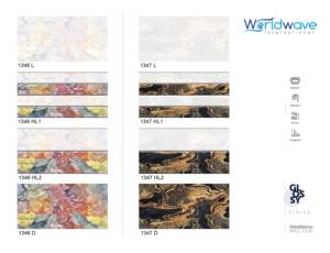 Carreaux muraux en céramique 30x60cm Revêtement imperméable Collection de carreaux d'intérieur et d'extérieur design dernier cri haute brillance Inde - Product Image 4