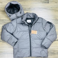 Veste décontractée tendance avec doublure épaisse, manteau d'hiver rembourré en coton pour homme, lot de vêtements excédentaires transfrontaliers