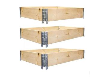 Single-Faced Plywood Collapsible Pallet Collar Environmentally Friendly with 4 <b>Hinges</b> Quick Assembly - Product Image 1