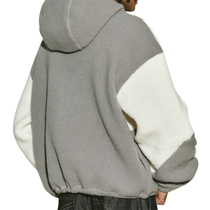 Sudadera con capucha de forro polar Sherpa de alta calidad OEM, unisex, extragrande, con cremallera y diseño de máscara facial, estilo ninja personalizado, 100% forro polar Sherpa, sudaderas Gangsta. - Product Image 6