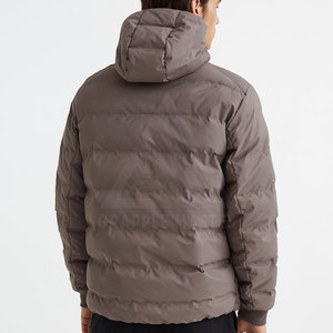 Custom Style <b>Men</b> Winter <b>Letter</b> Pattern Nylon/Polyester Puffer <b>Jackets</b> Wholesale Hooded Long Sleeves - Product Image 3