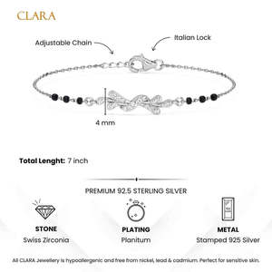 Compre Pulseras Mangalsutra de Plata Pura con Cuentas Finas, Regalo para Esposas - Product Image 5