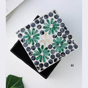 Juego de incrustaciones de madreperla de tamaño personalizado hecho a mano, nuevo diseño, bandeja acrílica para servir, regalo de Ramadán - Product Image 5