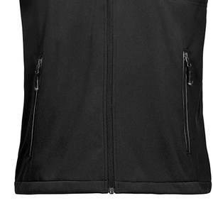 Venta al por mayor personalizado poliéster Spandex Softshell impermeable resistente al agua con forro polar hombres al aire libre chaleco sin mangas - Product Image 4