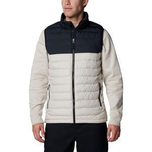 Gilet sans manches coupe-vent d'hiver pour homme, logo personnalisé, fermeture éclair, imperméable, gilet matelassé tendance - Product Image 1