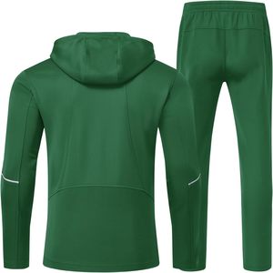 ชุดวอร์ม2ชิ้นสำหรับผู้ชายชุดวอร์มชุดกีฬาพร้อมฮู้ดสำหรับใส่วิ่งออกกำลังกายในยิม - Product Image 2