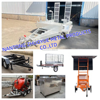 Remorque Utilitaire 750 kg 8x5 pour Mini-Pelle et Équipement – Fabrication Usine