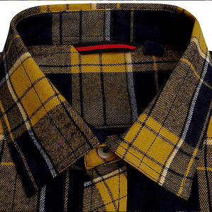 Chemise en flanelle pour homme de bonne qualité, entièrement personnalisable, tendance, anti-rides, de haute qualité - Product Image 5