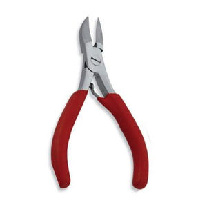 Pinzas para uñas, asas de agarre rojo resistentes, pinzas para uñas de un solo resorte, manicura y pedicura - Product Image 1