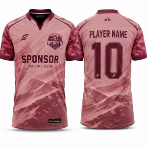 ชุดฟุตบอลสั่งทำจากโรงงานโดยตรง เสื้อฟุตบอลระบายอากาศได้ดี ผ้าโพลีเอสเตอร์คุณภาพพรีเมียม ชุดทีม OEM ผลิตตามสั่ง - Product Image 1