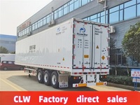 3-Axle 28ft 40ft 53ft baja kargo berpendingin Semi Trailer makanan pendingin Unit 3Axle 28ft 40ft 53ft Trailer berpendingin