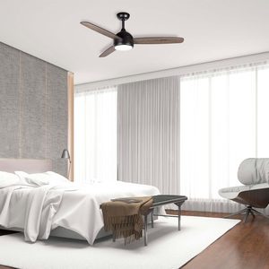 eco friendly ceiling fan with remote control with <b>timer</b> / BLACK SIROCO DC - Product Image 1