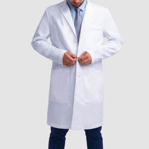 2026 Premium Custom Medical <b>Doctor</b> Scrub <b>Sets</b> Knitted Cotton Polyester Fabric for Women Made Pakistan Wholesale White Scrub <b>Sets</b> - Product Image 3