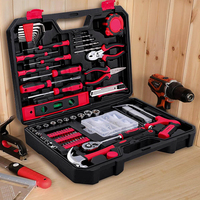 IFIXPRO Ensemble d'outils combinés pour la maison, coffret de rangement d'outils domestiques, 226 pièces, boîte à outils de bricolage, boîte moulée par soufflage ODM, acier au carbone chauffé