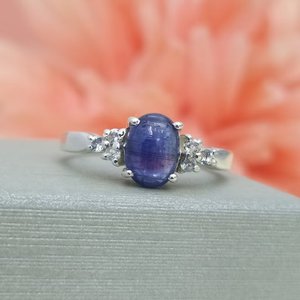 Kyanite Stone Sólido Plata de Ley 925 Diseño único Mujer Chica Boda Compromiso Día de San Valentín Joyería fina al por mayor a granel - Product Image 3