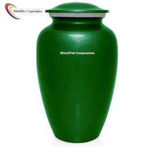 โกศใส่เถ้ากระดูกสีน้ำตาลสำหรับใส่เถ้ากระดูกของผู้ใหญ่สไตล์อเมริกันปรับสีได้ตามต้องการของตกแต่งด้วยโลหะแข็งที่เก็บขี้เถ้า - Product Image 3