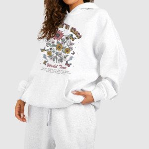 Clothing 100% Cotton Manufacturers Streetwear Wholesale Custom Logo Pattern Blank Pullover Hoodie Short Set Streetwear Hoodie - Product Image 5