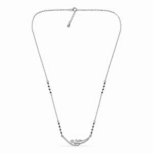 NOVAMART Fine Buy Pure Silver Mangalsutra Fine Beaded Necklaces Perfect Gift for Your <b>Wife</b> Wholesale Export - Product Image 3
