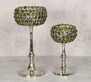 Hôtel de luxe décoration Table pièce maîtresse bougeoir cristal perlé candélabre bougeoir pour la décoration de la maison - Product Image 3