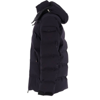 Veste matelassée pour homme, légère et chaude pour l'hiver, décontractée, écologique, respirante, 100% nylon, fermeture éclair, imperméable, réversible, coupe-vent