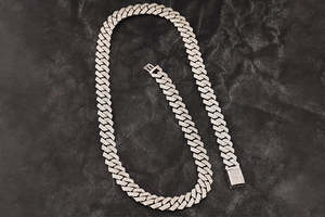 เครื่องประดับฮิปฮอป10K 14K ทองไมอามี่สร้อยแบบอินฟินิตี้ VVS ความชัดเจนเพชรธรรมชาติราคาดีที่สุดสำหรับสร้อยคอเพชรเย็น - Product Image 3