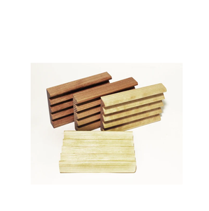 Soporte de jabón elevador de madera Soporte de jabón de pedestal de madera Soporte de plato de jabón elevador de madera Decoración para baño Cocina - Product Image 1