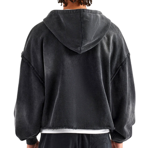 Sudadera con Capucha Casual, Lavado Ácido, Personalizable, Transpirable, Suave al Tacto, Nuevo Diseño, para Adultos, para Invierno, Servicio OEM Disponible - Product Image 2