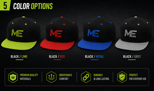 Premium Quality 6 Panel Cotton Canvas Snapback Cap 3D Embroidery Logo <b>Flat</b> Brim Adjustable Sporty Baseball <b>Hat</b> - Product Image 4