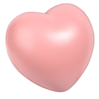 Balle anti-stress en forme de coeur doux au toucher en mousse PU jouet anti-stress spongieux à rebond rapide pour la décoration de fête de la Saint-Valentin